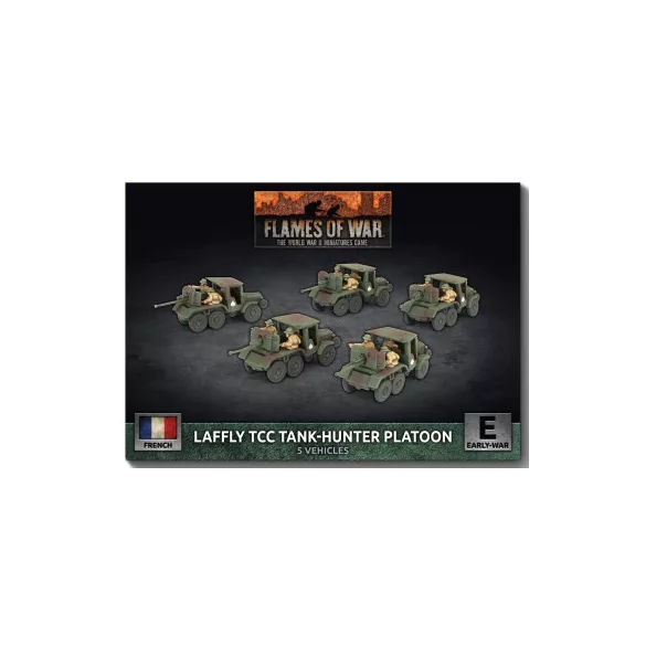 Flames of War - Laffly W15 TCC SP Anti-tank Platoon miniatűra szett (x5)