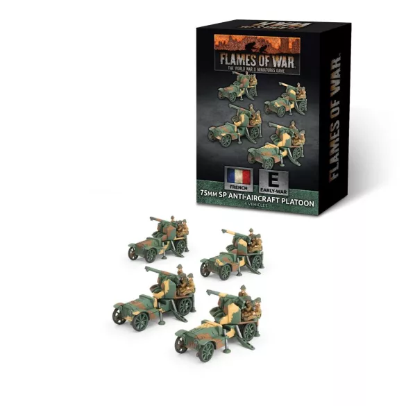 Flames of War - 75mm SP AA Platoon (x4)-FRX22