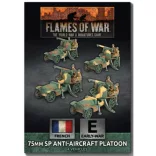 Flames of War - 75mm SP AA Platoon (x4) miniatűr egységcsomag
