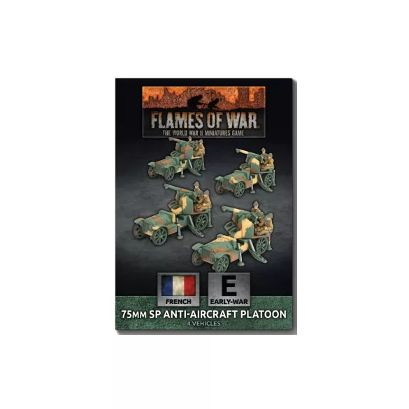 Flames of War - 75mm SP AA Platoon (x4) miniatűr egységcsomag