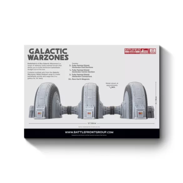 Galactic Warzones: Rebel Outpost - Shield Generator (x1) terepasztalos modell