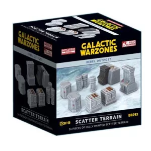 Galactic Warzones: Rebel Outpost - Scatter Terrain (x9)-BB743