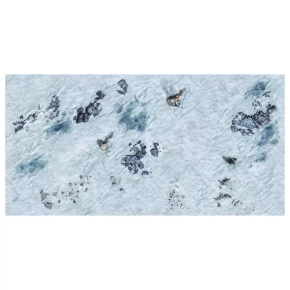 Galactic Warzones: Rebel Outpost Gaming Mat – 6' x 3' vinyl játékszőnyeg