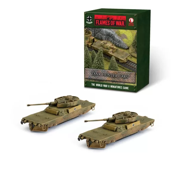 Flames of War - Armoured Train; Tank Hunter Car-GBX60
