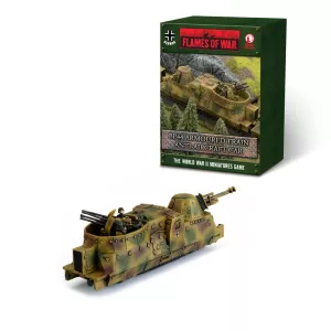 Flames of War - Armoured Train; BP44 Anti-aircraft Car-GBX65