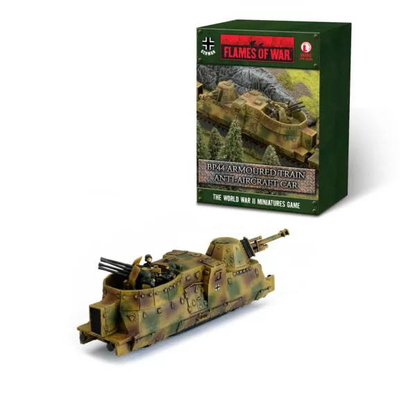 Flames of War - Armoured Train; BP44 Anti-aircraft Car-GBX65
