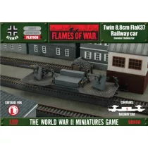 Flames of War - Twin 8.8cm FlaK Railway car-GBX86