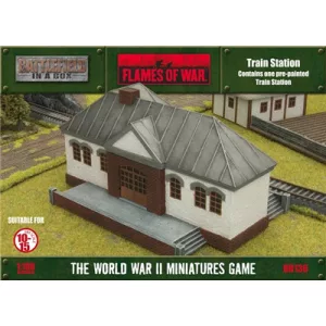 BIAB: Flames of War - Train Station (x1), Full Painted Terrain-BB136