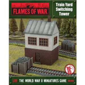 BIAB: Flames of War - Train Yard Switching Tower (x1), Full Painted Terrain-BB186
