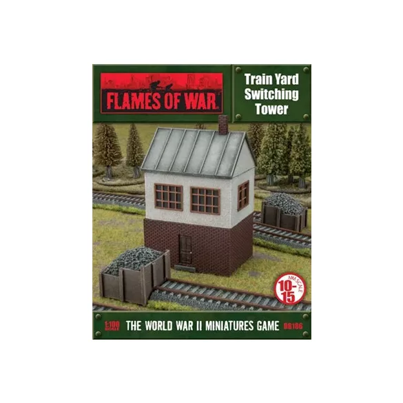 BIAB: Flames of War - Train Yard Switching Tower (x1), Full Painted Terrain-BB186