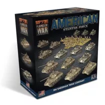Flames of War - American LW M4 Sherman Tank Company Starter Force-USAB17