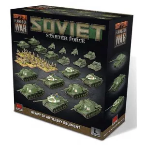 Flames of War - Soviet LW Heavy SP Artillery Regiment Starter Force-SUAB17