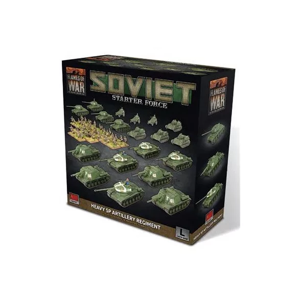 Flames of War - Soviet LW Heavy SP Artillery Regiment Starter Force-SUAB17