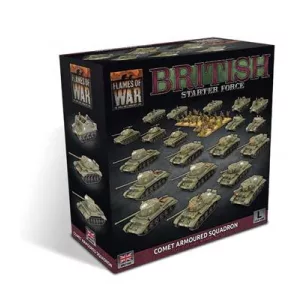 Flames of War - British LW Comet Armoured Squadron (Plastic)-BRAB14