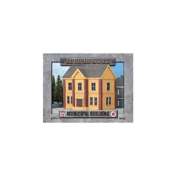 BIAB: European: Municipal Building (x1), Full Painted Terrain-BB206