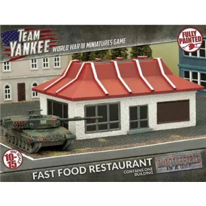BIAB: Team Yankee - Modern: Fast Food Restaurant (x1), Full Painted Terrain-BB207