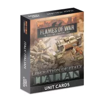 Flames of War - Liberation of Italy: Italian Unit Card Pack (both sides) (53 cards)-FW278IU