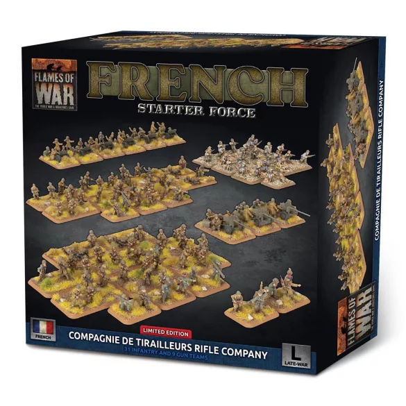 Flames of War - Liberation of Italy: French Army Deal - Compagnie De Tirailleurs Rifle Company-FRAB04