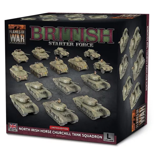 Flames of War - Liberation of Italy: British Army Deal - North Irish Horse Churchill Tank Squadron-BRAB20