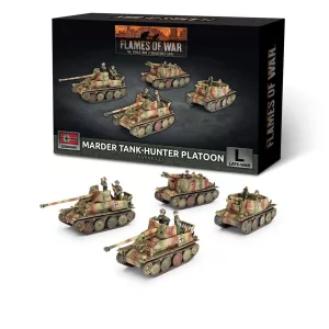 Flames of War - Liberation of Italy: Marder / Grille Self-propelled Gun Platoon (x4 Plastic)-GBX212