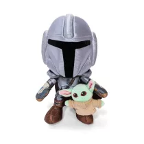 Star Wars - Plush Figure - Mandalorian with Mini Grogu, 25cm-6315870724