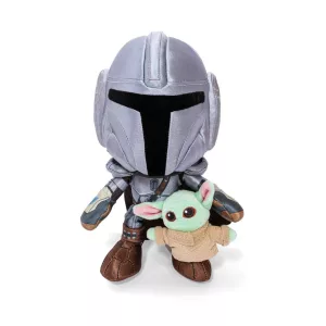Star Wars - Plush Figure - Mandalorian with Mini Grogu, 25cm-6315870724