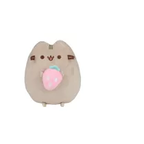 Pusheen - Plush Figure - sitting with strawberry, 25cm-109340221A01