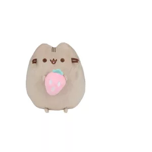 Pusheen - Plush Figure - sitting with strawberry, 25cm-109340221A01