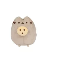 Pusheen - Plush Figure - sitting with cookie, 25cm-109340221A03