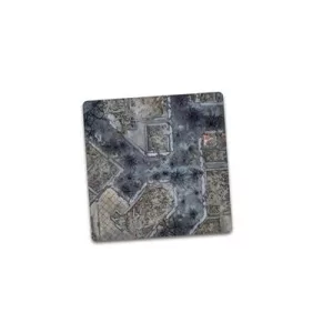 Kraken Wargames -Play Mat 92x92 cm - Warzone City-KWG-33-64N