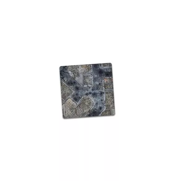 Kraken Wargames -Play Mat 92x92 cm - Warzone City-KWG-33-64N