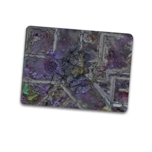 Kraken Wargames -Play Mat 56x76 cm - Corrupted Warzone City-KWG-KT-9