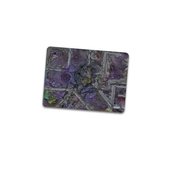 Kraken Wargames -Play Mat 56x76 cm - Corrupted Warzone City-KWG-KT-9