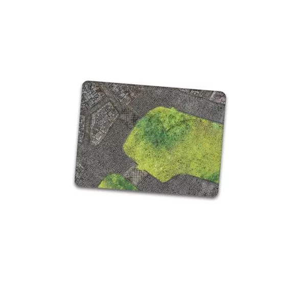 Kraken Wargames -Play Mat 56x76 cm - Cobblestone Park-KWG-KT-121