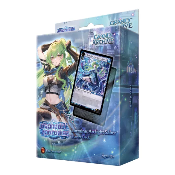 Grand Archive TCG: Lorraine, Arclight Saber Starter Deck Display (8 Decks) - EN-GA26S8-EN