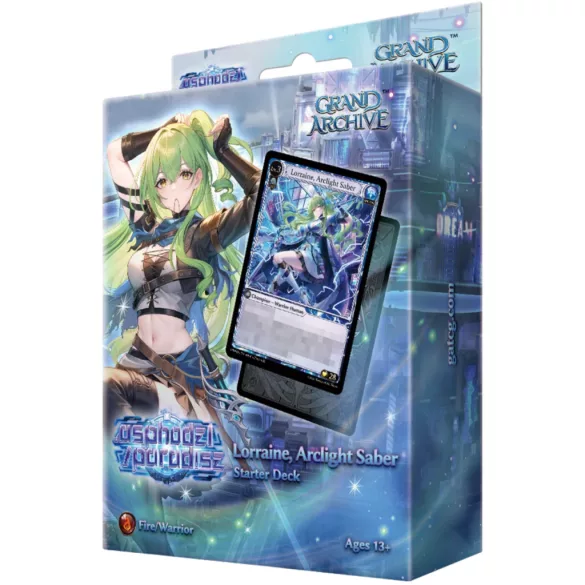 Grand Archive TCG: Lorraine, Arclight Saber Starter Deck Display (8 pakli) - angol kiadás