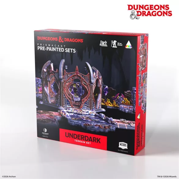 Dungeons & Dragons© Underdark Pre-Painted Terrain Set - EN-DND0001