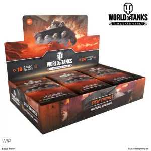 World of Tanks: The Card Game Booster Display: Siege Engines (24 Boosters) - EN-WOT0010