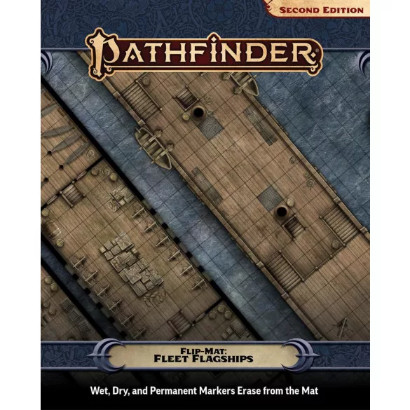 Pathfinder Flip-Mat: Fleet Flagship kétoldalas hajófedélzeti játéktér