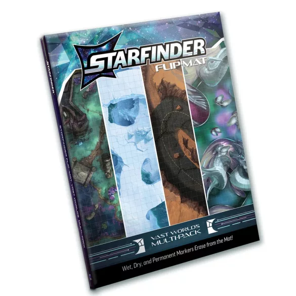 Starfinder Flip-Mat: Vast Worlds Mutli-Pack szerepjáték térképkiegészítő