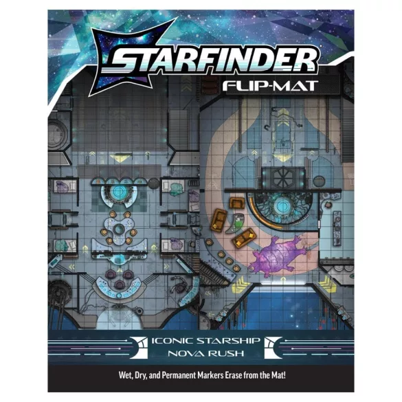 Starfinder Flip-Mat: Iconic Starship - kétoldalas űrhajótérkép szerepjátékhoz