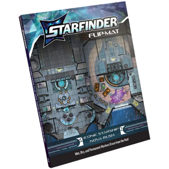 Starfinder Flip-Mat: Iconic Starship - kétoldalas űrhajótérkép szerepjátékhoz