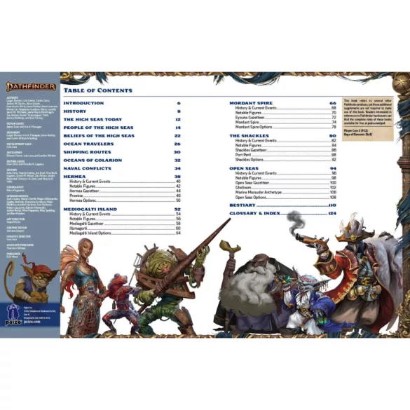 Pathfinder Lost Omens High Seas HC - angol nyelvű keménytáblás világkiegészítő
