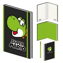 SUPER MARIO - A5 CASE BOUND NOTEBOOK - YOSHI-SR2403546