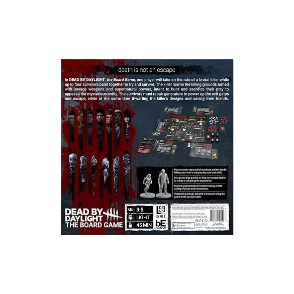 Dead By Daylight társasjáték - angol nyelvű kiadás