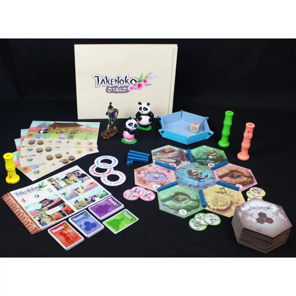Takenoko New Eco Oyako társasjáték (Alapjáték + Chibis kiegészítő) - angol kiadás