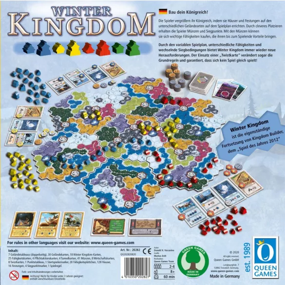Winter Kingdom - EN társasjáték, angol nyelvű kiadás