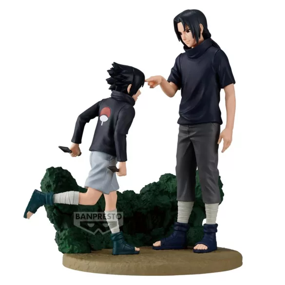 Naruto Shippuden - Banpresto Memorable Saga Figure - Sasuke Uchiha & Itachi Uchiha-PZ74577P