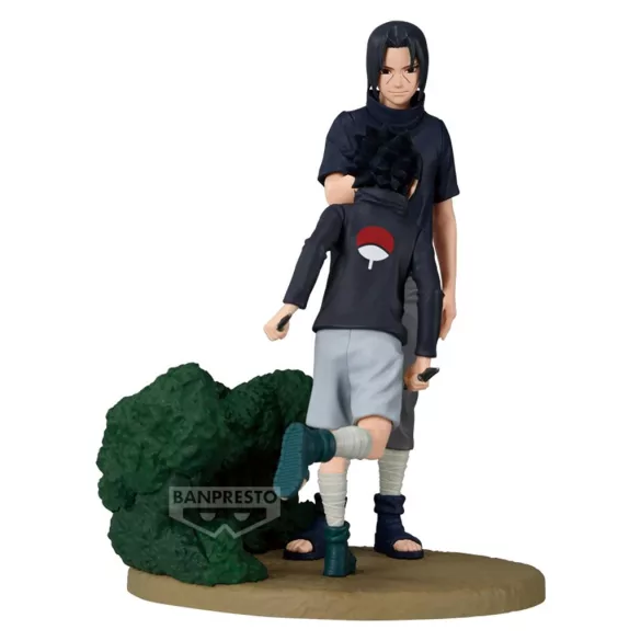 Naruto Shippuden - Banpresto Memorable Saga Figure - Sasuke Uchiha & Itachi Uchiha-PZ74577P