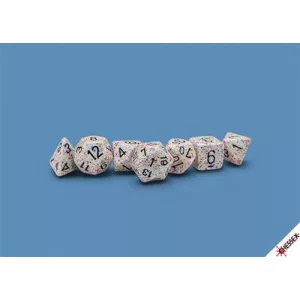 Speckled Birthday/black Polyhedral 7-Die Set-25321